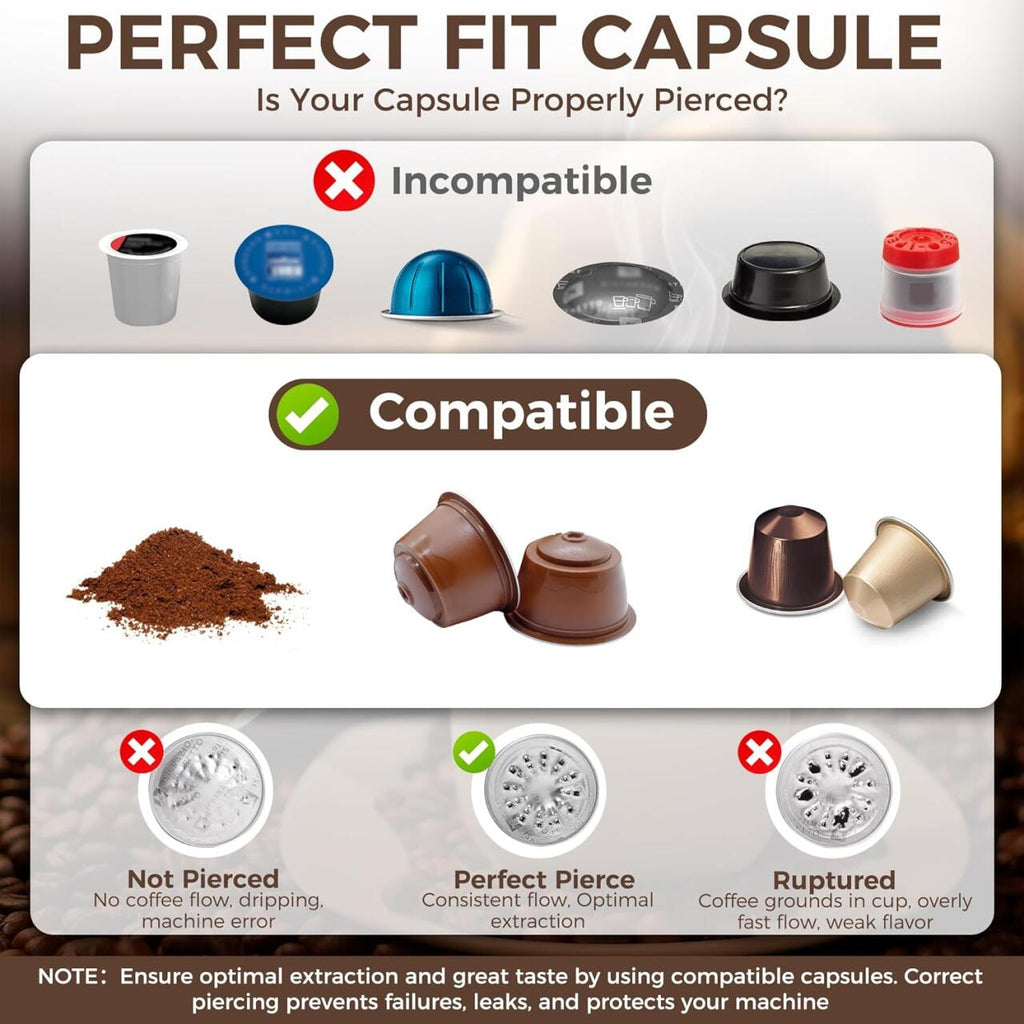 Cafetera Portátil 3 en 1  Cápsulas