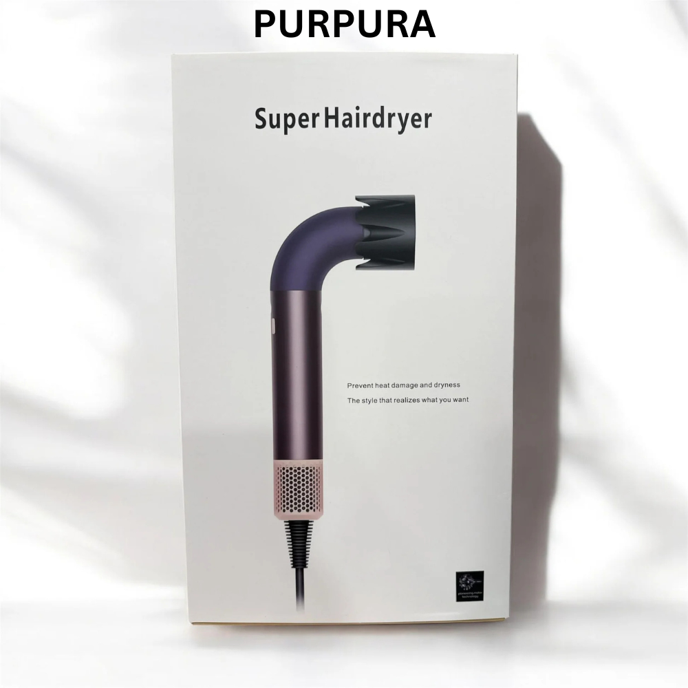 Súper Secador de Pelo Profesional con 4 Cabezales – Potencia y Estilo de Salón en Casa