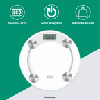 Báscula digital redonda