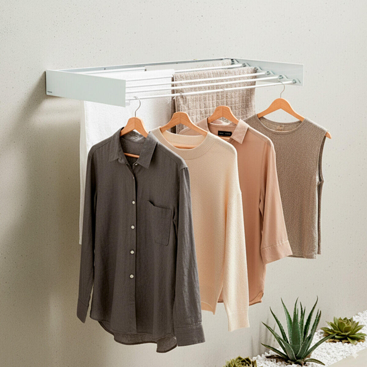 Tendedero de Pared Plegable