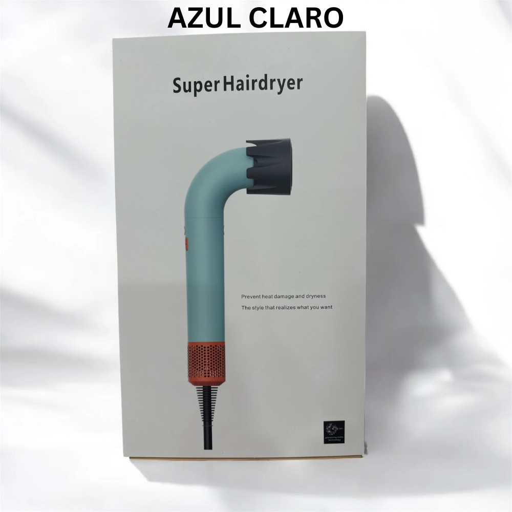 Súper Secador de Pelo Profesional con 4 Cabezales – Potencia y Estilo de Salón en Casa