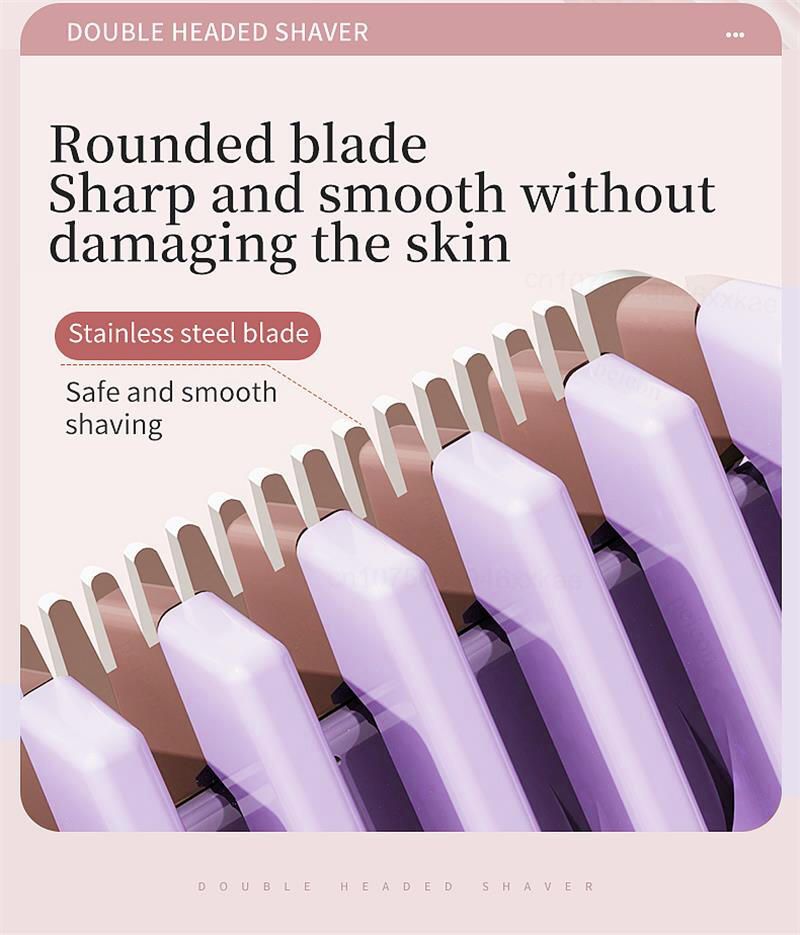 Depiladora portátil con doble cabezal